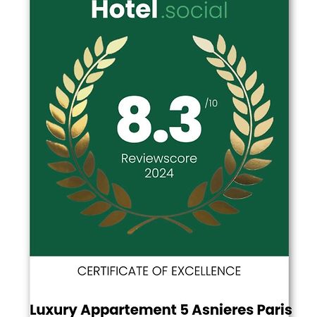 Luxury Appartement 5 Asnieres Paris Екстериор снимка
