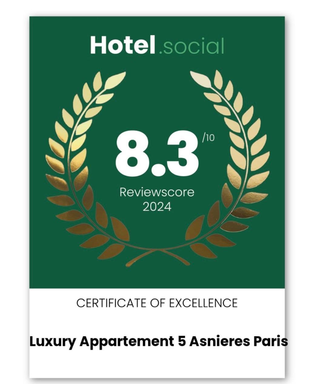 Luxury Appartement 5 Asnieres Paris Екстериор снимка